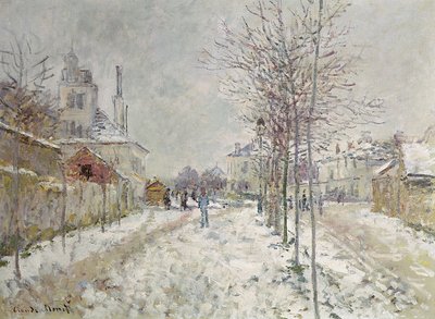 Schneeeffekt von Claude Monet